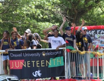 People participate in Philly's Juneteenth Parade